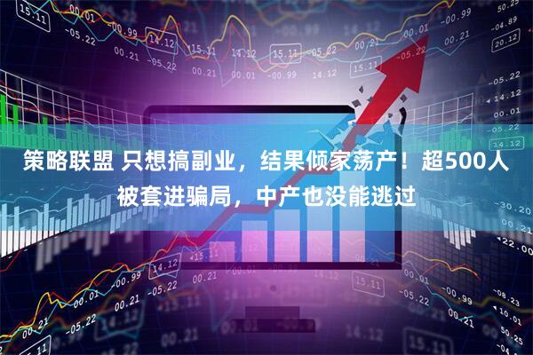 策略联盟 只想搞副业，结果倾家荡产！超500人被套进骗局，中产也没能逃过